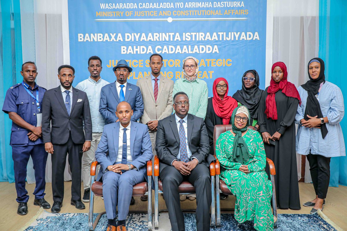 Justice in #Somalia! Ministry of Justice is developing the nation's first justice sector strategy with support from @UNDP + @UNSomalia, integrating systems thinking and positive deviance. The 3-day planning retreat shapes the Justice Strategy 2025–2030, with participation from…
