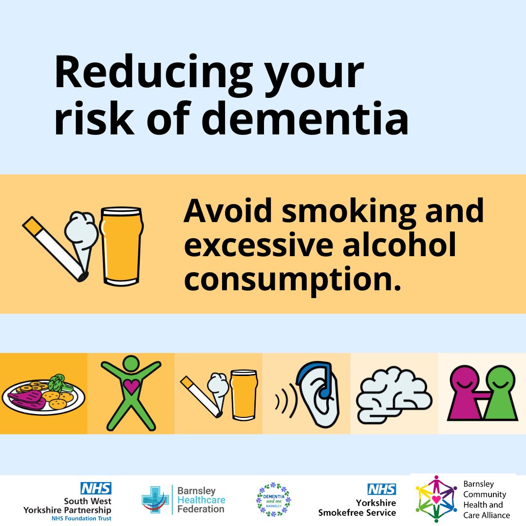 🧠💡 Did you know quitting smoking doesn't just boost physical health but can also protect cognitive health? 🚭💭 Let's kick the habit together and stand against dementia! Join us this Dementia Awareness Week in committing to a smoke-free life. 💙 #DementiaAwarenessWeek