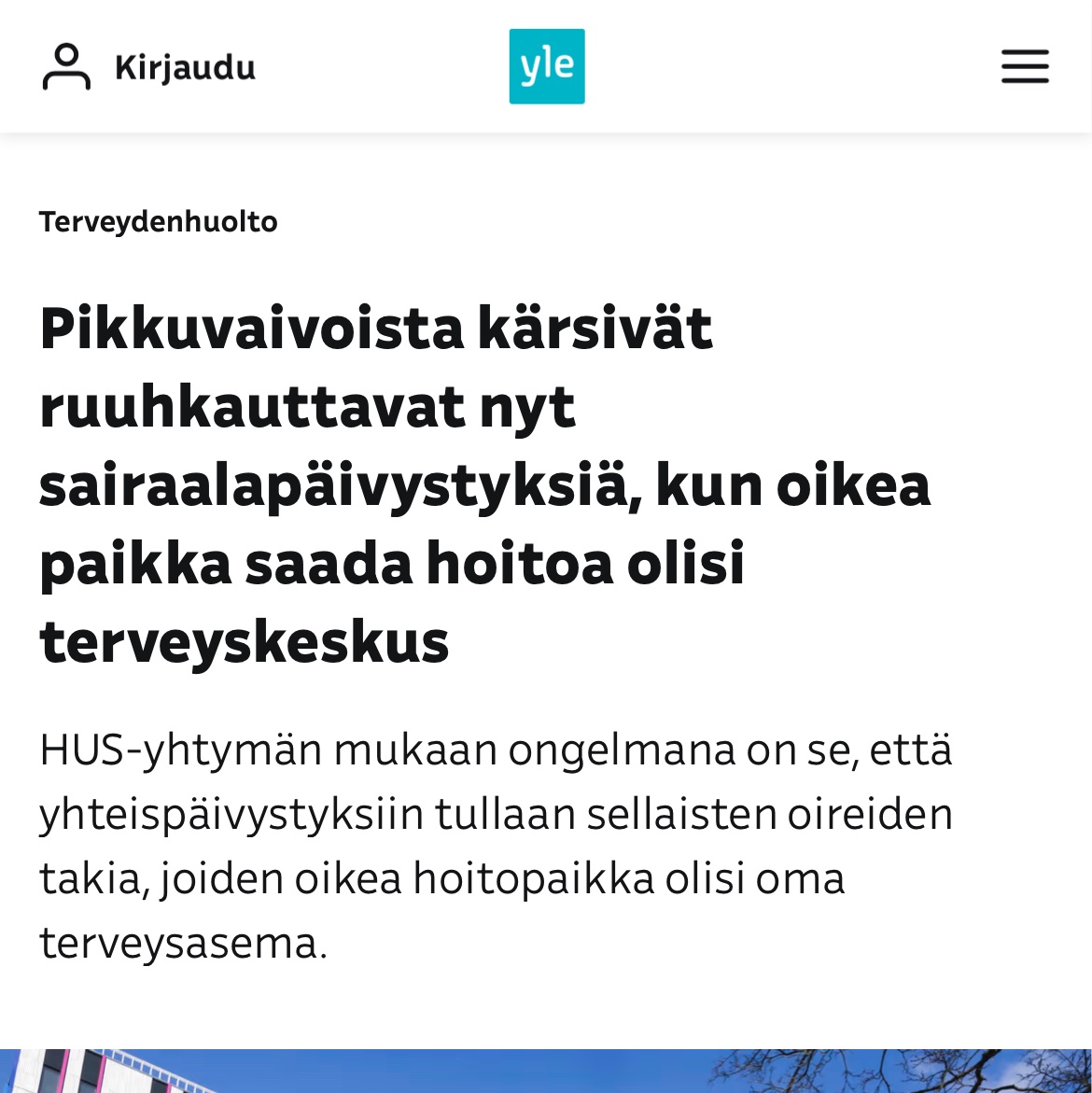 Ihmiset ovat erkaantuneet luonnosta ja kehon viisaudesta. Ymmärrys siitä että keho parantaa itse itsensä, kun sille antaa mahdollisuuden, on kadonnut.
Ei muuten, mutta yhteiskunnalle tämä kehityssuunta tulee kalliiksi & aiheuttaa turhaa kärsimystä.