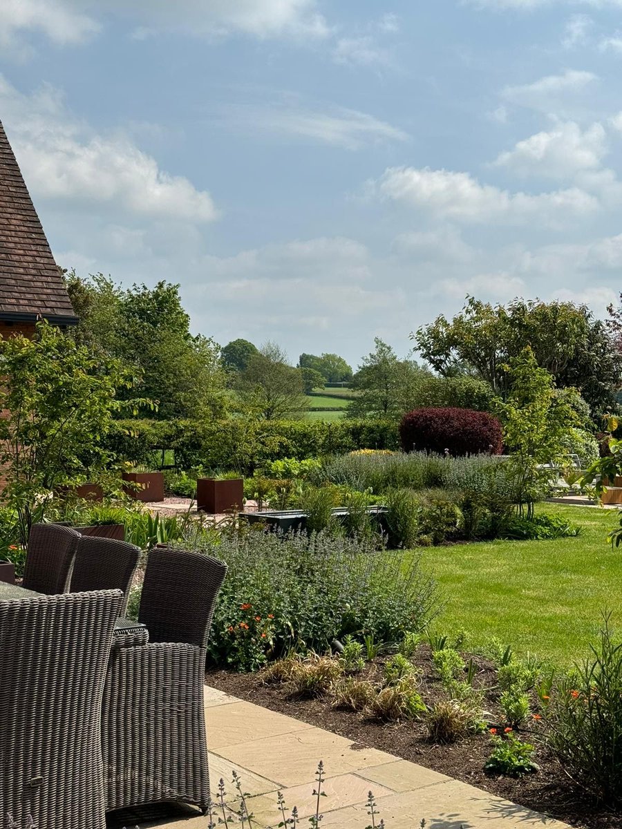 I’ve been out to check on our project in Bromsgrove. The planting is establishing well and waking up for spring and summer.

It includes Geum borisii, Tulipa ‘Green King’ and alliums coming through Nepeta ‘Six Hills Giant’. 
.
#gardendesigner #gardening