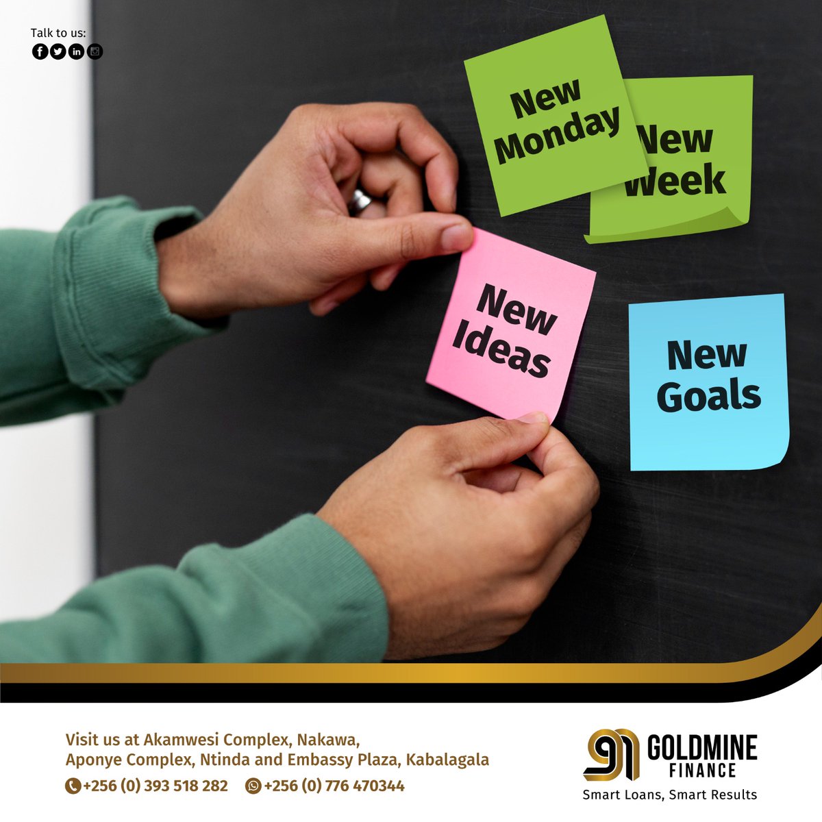 Monday is the start of a #newweek with brand-new #opportunities to enjoy all that life has to offer. Let's make your #financialgoals a reality today. 💰 

#mondaymotivation #SmartLoansSmartResults
#BusinessAndPersonalLoans
#OfficialSponsor
#GoforGold
#OBONATO
#JTJaguars