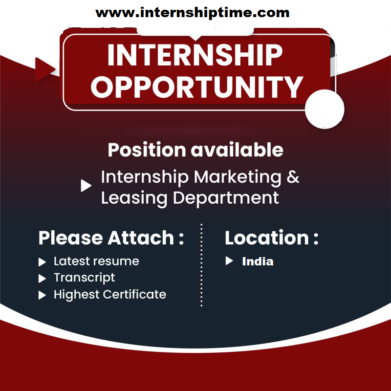 Register @ internshiptime.com
Like & Follow us for Latest & Update.
#internship #InternshipHunt #internship2024 #internshipstudent #internshipprogram #InternshipSuccess