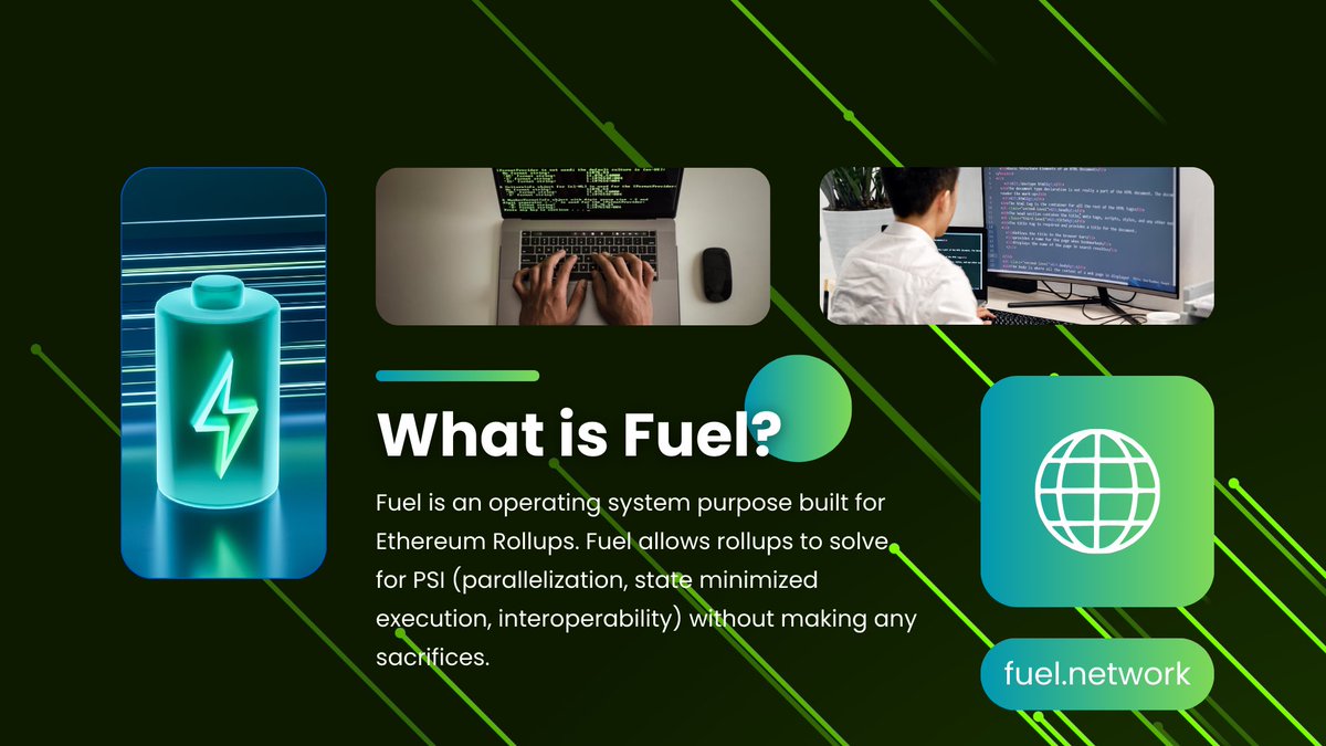 Fuel morning friends 💚⛽️ Fuel aims to bring new capabilities into the Ethereum ecosystem without making compromises on security or decentralization. @fuel_network #Fuel #FuelNetwork