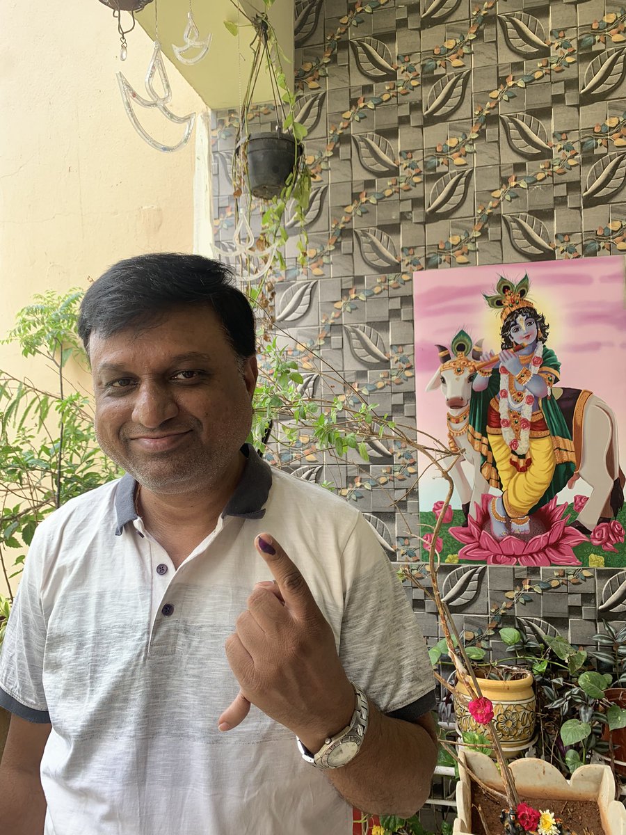 Sridharmacha's tweet image. Voted as a responsible citizen #JaiHind #IndiaElections2024