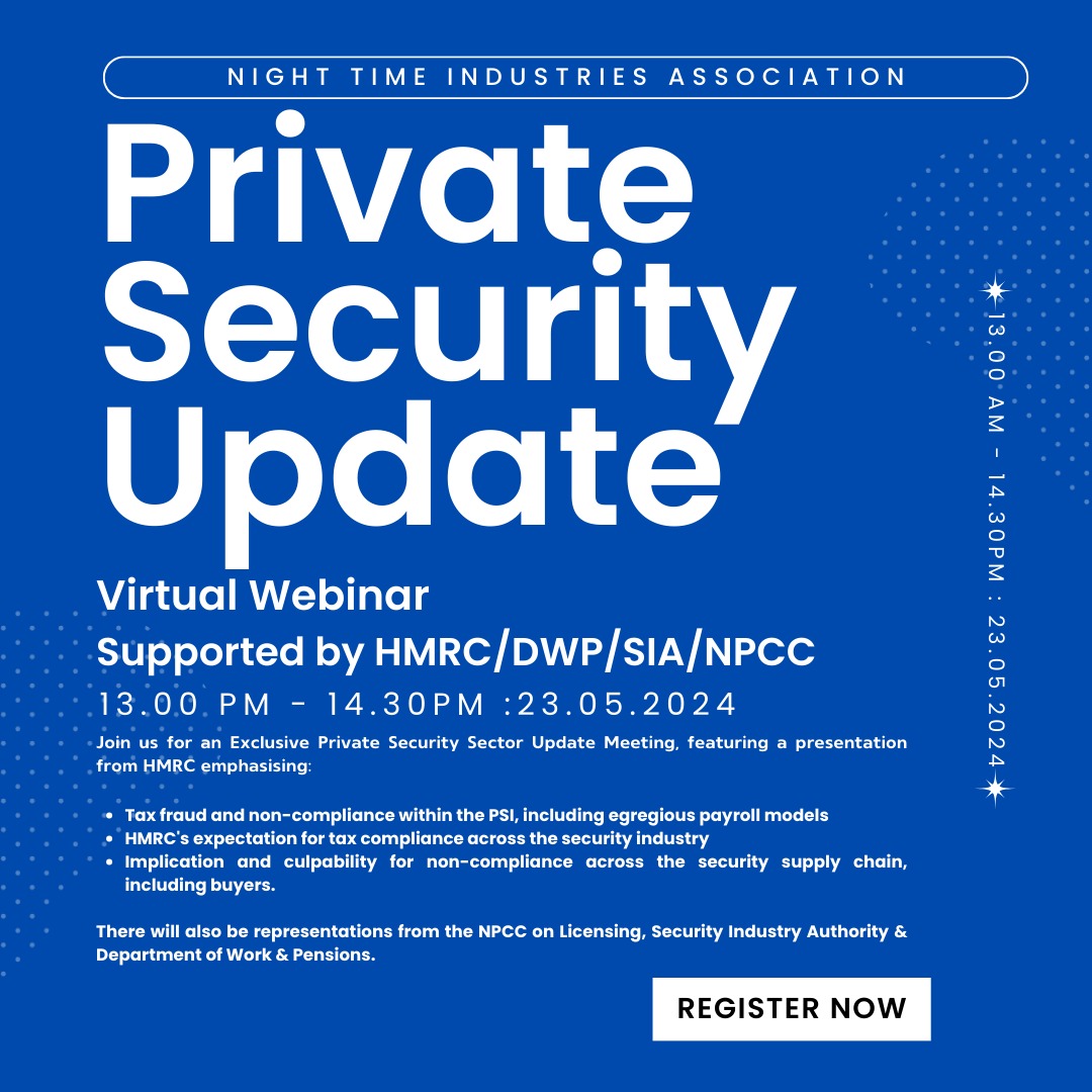 1/4 Get ready for a game-changing event from our friends at @wearethentia 🔒 Join us for an Exclusive Private Security Sector Update Meeting with HMRC, featuring: 👉 Insights on tax fraud and non-compliance within the Private Security Industry (PSI) 👉 HMRC's expectations for