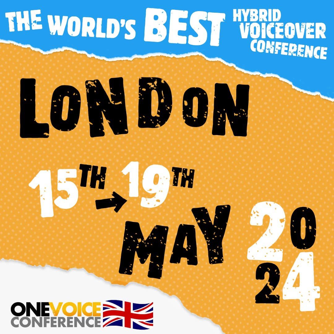 B Double E (Helen Bee & Rob Bee) (@b_2_es) on Twitter photo We are thrilled to be back sponsoring this yearโs <a href="/OneVoiceConf/">One Voice Conference</a> UK - & it starts on Thursday this week!
Rob is running online studio surgeries all day Thu.
Helen is hosting the self-promo panel & holding brand and website surgeries.
Weโll see you there! ๐ We are thrilled to be back sponsoring this yearโs <a href="/OneVoiceConf/">One Voice Conference</a> UK - & it starts on Thursday this week!
Rob is running online studio surgeries all day Thu.
Helen is hosting the self-promo panel & holding brand and website surgeries.
Weโll see you there! ๐