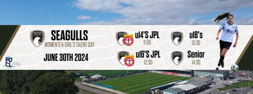 An aspiring female footballer in the local area? You can sign up for our Women's & Girl's Talent Day in partnership with @westonmendip, taking place on June 30th 💪 Sign up here ➡️ wsmafc.uk/WomensTrialsJu… #WsMAFC ⚪️⚫️