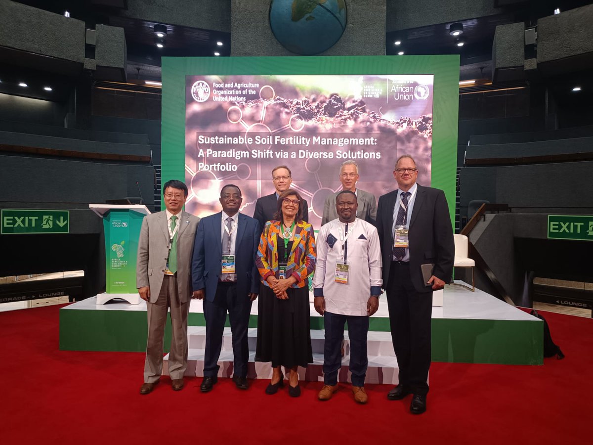 'Sustainable soil management starts with understanding #SoilHealth! FAO's #SoilFER project offers a holistic approach to soil health and productivity, guaranteeing food security for the future' @LI_Lifeng_FAO @FAOLandWater Director @ #AFSH24 #GlobalSoilPartnership #SoilAction