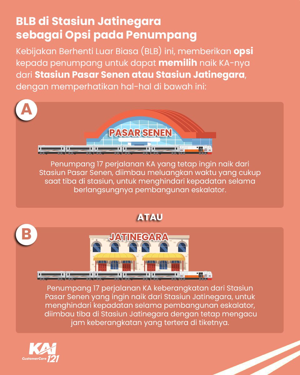 𝟭𝟳 𝗣𝗲𝗿𝗷𝗮𝗹𝗮𝗻𝗮𝗻 𝗞𝗲𝗿𝗲𝘁𝗮 𝗔𝗽𝗶, 𝗕𝗲𝗿𝗵𝗲𝗻𝘁𝗶 𝗟𝘂𝗮𝗿 𝗕𝗶𝗮𝘀𝗮 𝗱𝗶 𝗦𝘁𝗮𝘀𝗶𝘂𝗻 𝗝𝗮𝘁𝗶𝗻𝗲𝗴𝗮𝗿𝗮 𝘀𝗲𝗹𝗮𝗺𝗮 𝗣𝗲𝗺𝗯𝗮𝗻𝗴𝘂𝗻𝗮𝗻 𝗘𝘀𝗸𝗮𝗹𝗮𝘁𝗼𝗿 𝗦𝘁𝗮𝘀𝗶𝘂𝗻 𝗣𝗮𝘀𝗮𝗿 𝗦𝗲𝗻𝗲𝗻 🚉

Guys, udah tahu belum, kalau selama pembangunan eskalator