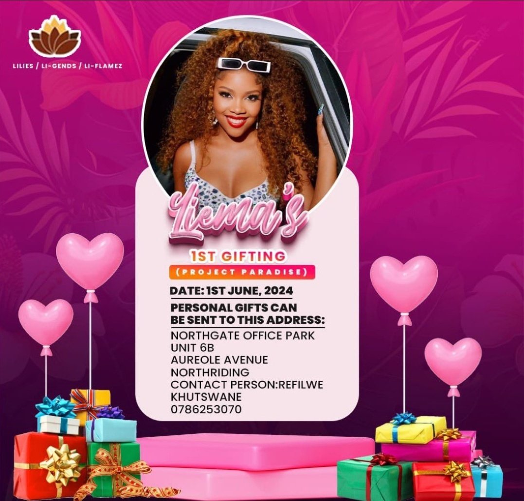 TheoSmithie's tweet image. Lillies/Ligends/Liflames... Our focus for the rest of the month is our gifting... Please and please nothing is to small 🙏🙏

Our tags for the day are:
SHOW LIEMA PANTSI LOVE
LIEMA GIFTING PROJECT
#LiemaPantsi