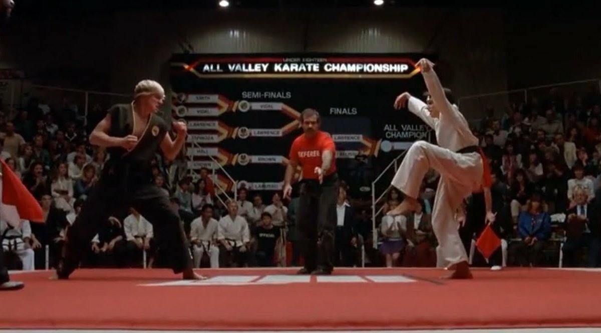 'Está bien perder con el oponente, pero no con el miedo' #KarateKid #JohnGAvildsen