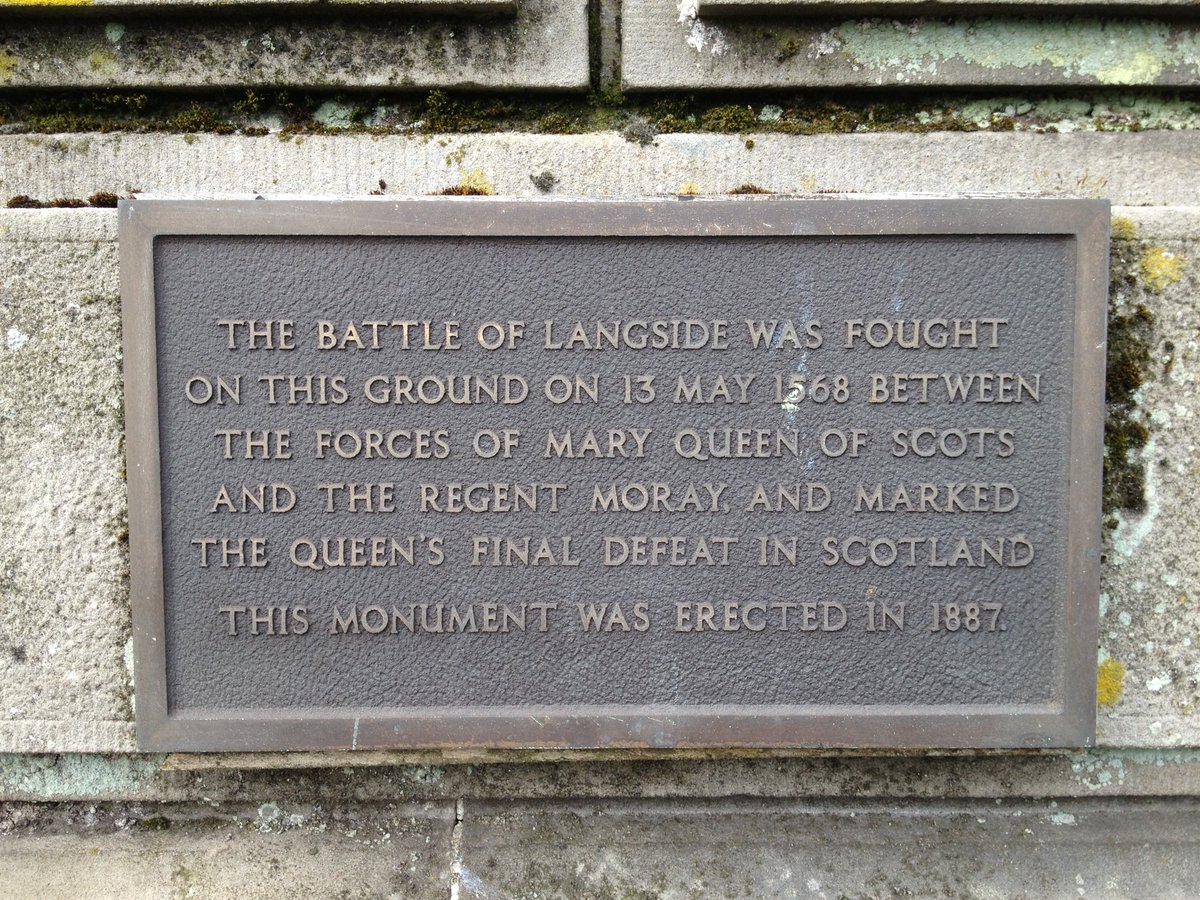 #MaryQueenofScots found her forces at Langside - just outside #Glasgow - royally routed #OTD in #Tudor times (1568), as she fought to wrest her kingdom back from her treacherous half-brother. In the melee, Mary was forced to flee, and only #England seemed to offer succour...