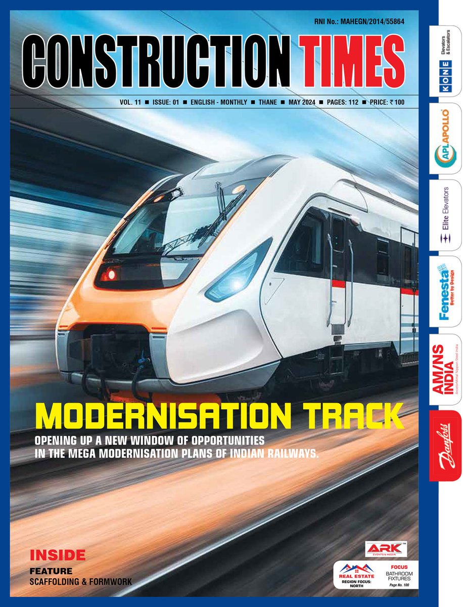 Welcome to the May 2024 issue of Construction Times magazine. The Cover Story on Railways&Metros elaborates on the development trends and modernisation initiatives in the sector. Also read other features and columns for a complete overview of the industry. lnkd.in/dR97imtX