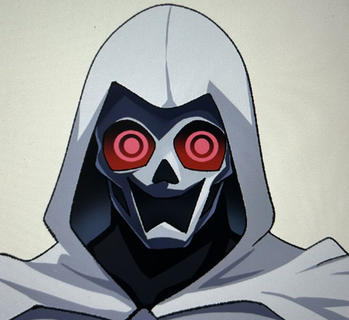 「なんか口元物足りないんよな……
やっぱり歯とか描くか」
↓
「うーん、なんかこれも違……いや待てよ。
この形、何か……。こいつのデザインモチーフは
医者と死神。医者でギザ歯みたいな
デザイン……」
↓
「あ!!!!!!!」

ってなったときの脳汁、すごかったんだよな 