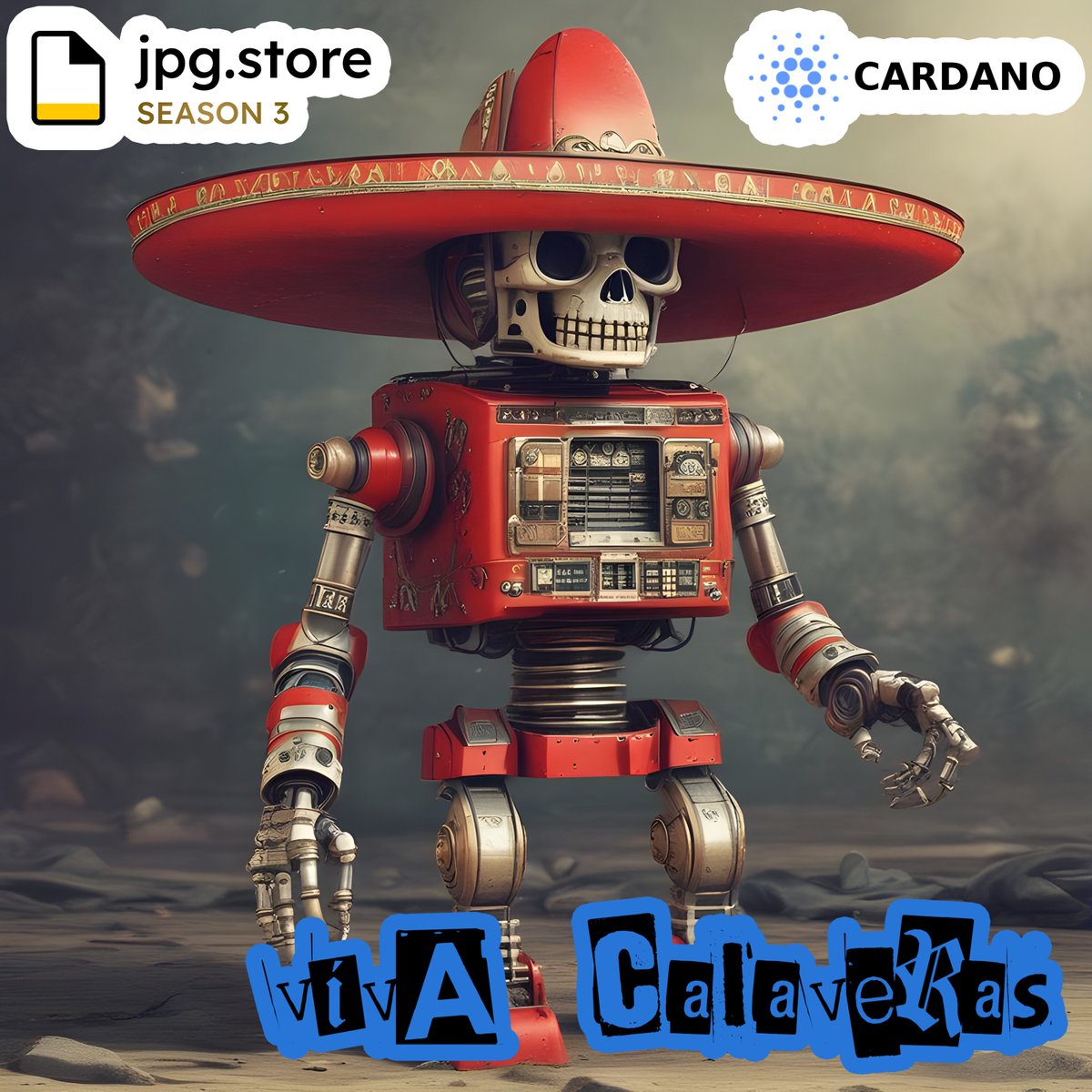 Viva Calaveras on Cardano via jpg.store ! These NFTs can be redeemed for a signed 3D printed K-SCOPES® Trading Card.

Nico
jpg.store/listing/226786…

#cardano #ADA #CardanoNFT #NFT #vivacalaveras #calaveras #kscopes #tradingcards #3dprinting #AI #AImusic