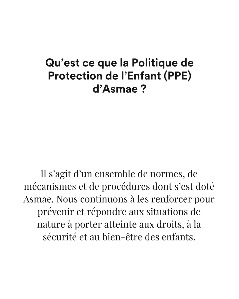 Asmae_ONG's tweet photo. 🚸 Jeanne Véronique, référente technique Education/Protection de l’enfant, nous explique l’importance de la Politique de Protection de l’Enfant d’Asmae.
#asmae #enfance #enfant https://t.co/aZs5ybJ06u