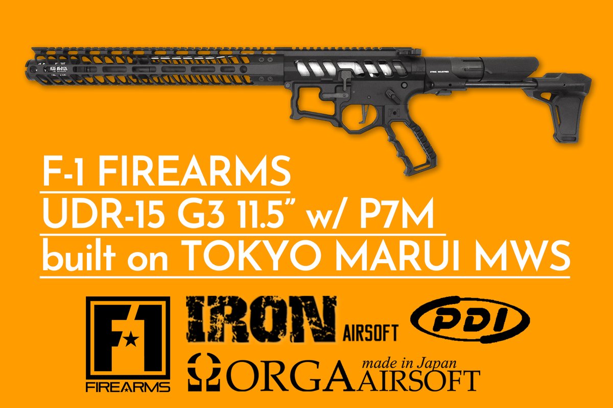 ORGA_inc's tweet image. デザインから軽さが伝わる #F1firearms #UDR15 の #東京マルイMWS コンプリ！前回より少しバランス変えて製作しました♪
orga-inc.jp/products/detai…

Yahoo
store.shopping.yahoo.co.jp/orga-airsoft/o…

Rakuten
item.rakuten.co.jp/orga-airsoft/o…

 45°セレクター セミ仕様！今回も限定1本になります！
#ガスブロ #サバゲー #AR15