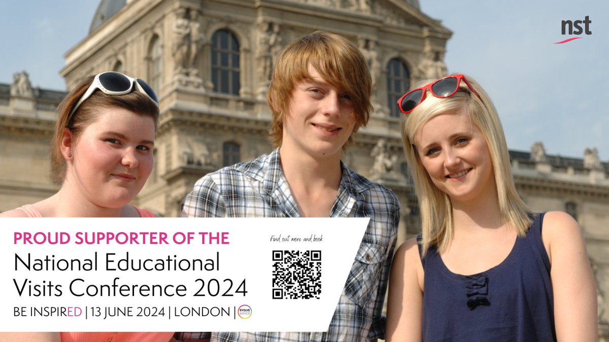 We’re proud to support the @EVOLVEadvice National Educational Visits Conference 2024. Come along on 13th June and pick our brains on all things geography school trip related! NST: ow.ly/YqXq50RsbZr Conference: ow.ly/5sJj50RsbZq #EdVisitsConf2024