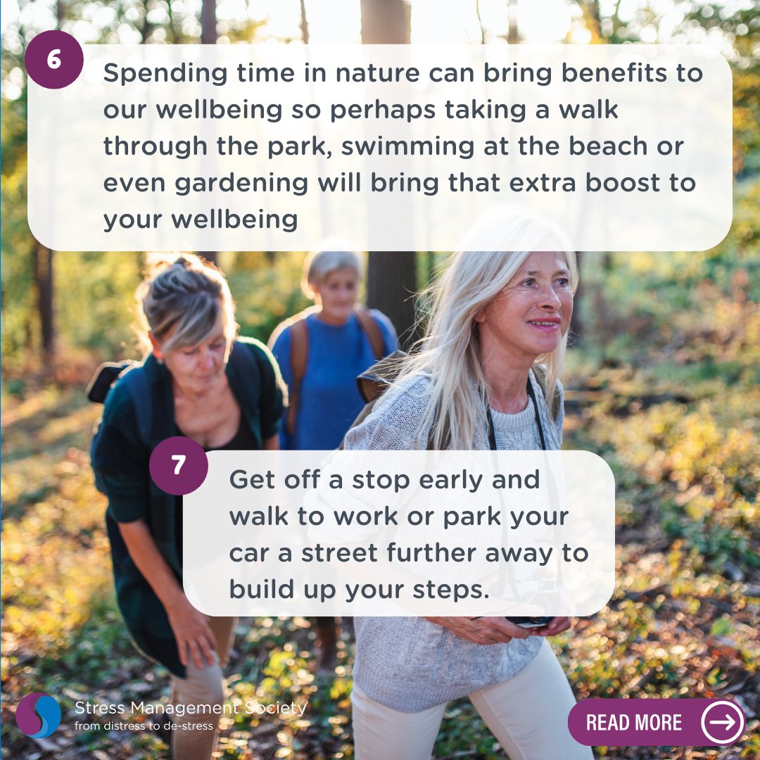 Supporting the Mental Health Awareness Week theme of “Movement: Moving more for our mental health” by sharing our top tips to get moving today. We hope you feel inspired! What's your top tip?