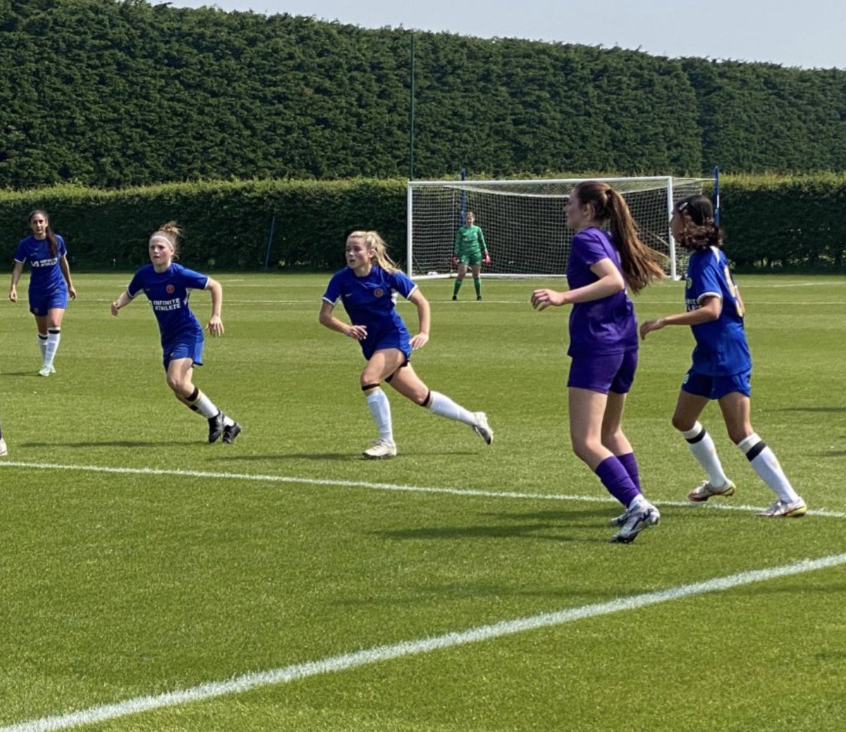 Fantastic Experience for our 2 @Mount_Kelly Girl Footballers…. Training & Playing for #ChelseaU18Girls Last Week #Sariyah and #Erin 💙💙🤍⚽️ Well Deserved With Both Girls Dedicated And Wanting To Improve Every Day 👊🏼 Opportunities Created At Our @MountKellyFooty Programme