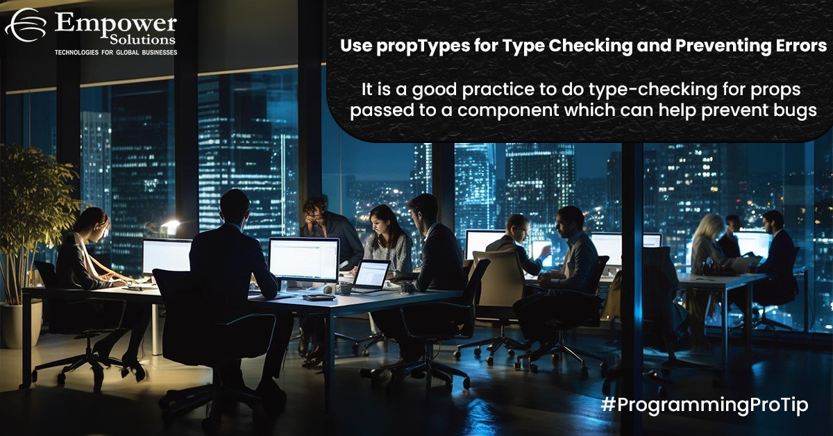 empowersol96's tweet image. Stay Ahead of Bugs: Fortify Your Components with propTypes for Error-Free Execution!

#propTypes #TypeChecking #ErrorPrevention #ComponentDevelopment #BugFreeCode #ProgrammingProTip #TechSolutions #TechWisdom #CodeQuality #ErrorPrevention #TechTips #BugPrevention