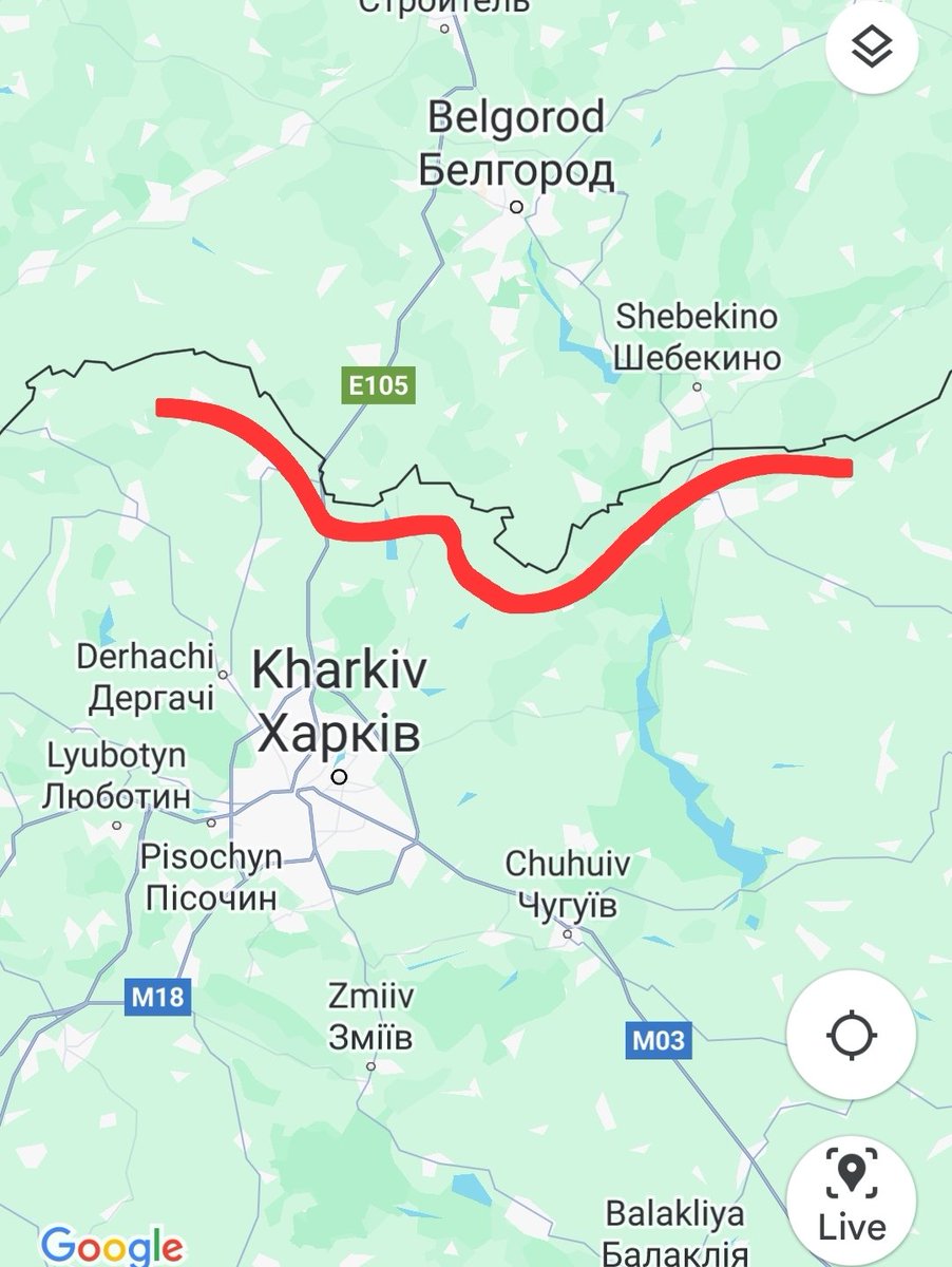 To those saying that Russians 'just walked right into Kharkiv region' and 'where are the fortifications', 'Zelensky stole the money!!' Due to the West's insane policy of not allowing Ukraine to strike into Russian territory, Ukraine's fortifications are not ON the Russian