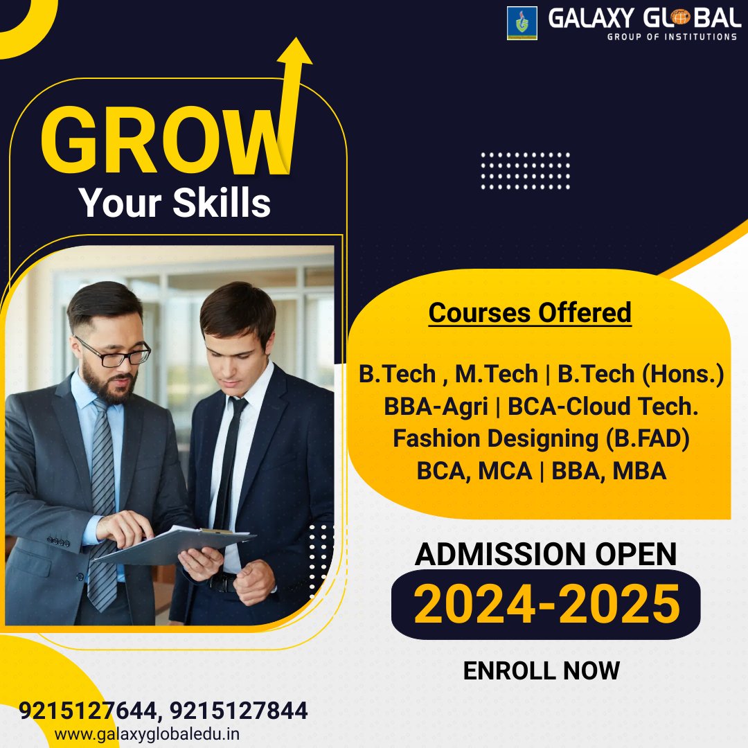 'The beautiful thing about learning is that no one can take it away from you.' - B.B. King Admission Open for session 2024-25. #gggi #admissionopen2024_2025 #bca #mca #btech #mtech #bba #mba #fashiondesigning #pharmacy #education #haryanaCollege #ambala