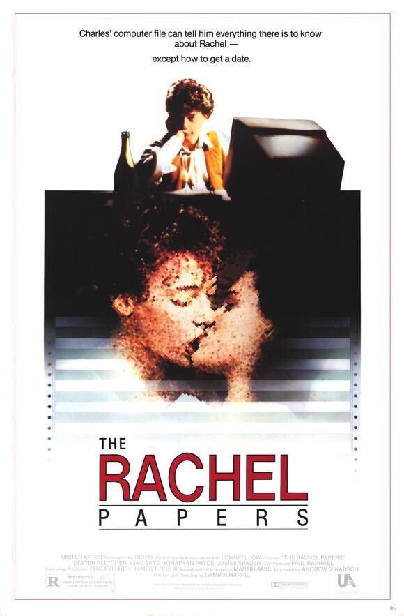 🎬MOVIE HISTORY: 35 years ago today, May 12, 1989, the movie 'The Rachel Papers' opened in theaters! #DexterFletcher #IoneSkye #JonathanPryce #JamesSpader #BillPatterson @JaredHarris #ClaireSkinner #LesleySharp #MichaelGambon #DamianHarris