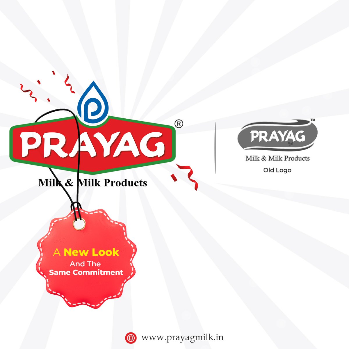 🌟 Exciting News! 🌟 Prayag Milk unveils our brand-new logo! 🎉✨ Join us in this fresh chapter of growth and excellence. Here's to the future with Prayag! 🚀🥛 
.
#NewLogo #PrayagEvolution #FreshChapter #PurePrayagMilk #PrayagmilkBareilly