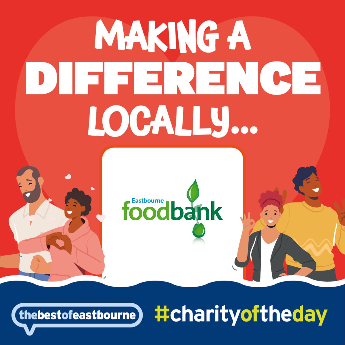 🤝 Making a difference locally 💙 Please show your support for @EastbourneFB, you can find out more about this local charity in our Community Guide bit.ly/499aZ13 #BestOfEastbourne #CharityOfTheDay #EastbourneCharity #EBcharity #EastbourneVolunteer