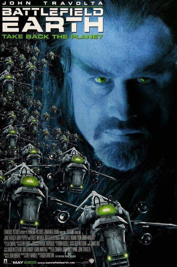 🎬MOVIE HISTORY: 24 years ago today, May 12, 2000, the movie 'Battlefield Earth' opened in theaters! #JohnTravolta #BarryPepper #ForestWhitaker @KimFCoates #SabineKarsenti #RichardTyson #KellyPreston #MichaelMcRae #ShaunAustinOlsen #TimPost #MichaelByrne #ChristianTessier