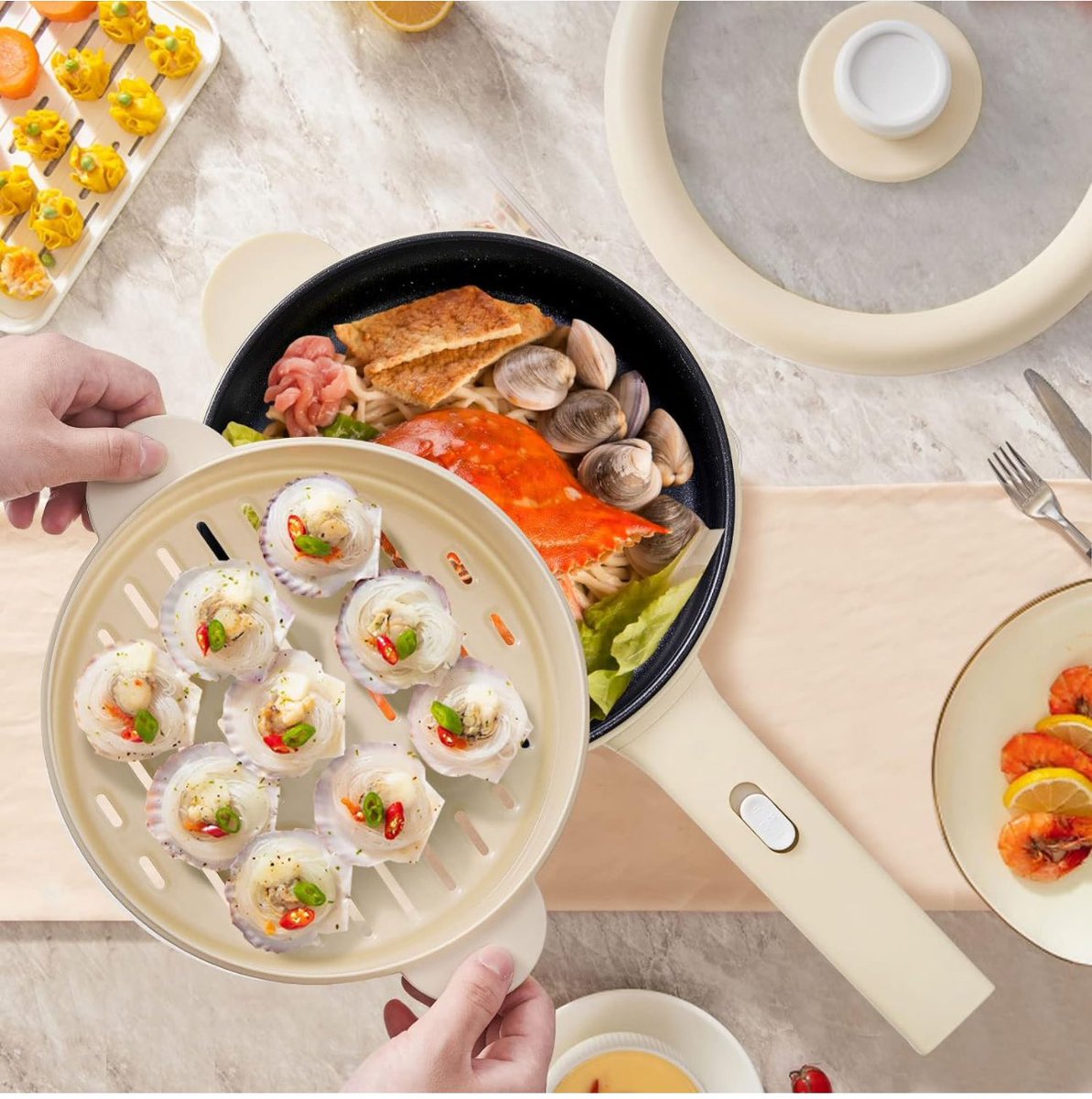 TechAffilate's tweet image. amzn.to/3ULKp8S
Dezin Electric Cooker, 2L Non-Stick Sauté Pan, Rapid Noodles Cooker, Mini Pot for Steak, Egg, Fried Rice, Ramen, Oatmeal, Soup with Power Adjustment, College Dorm Room Essential(Egg Rack Included)
#X #hack #TechForGood #collegelife #studentlife