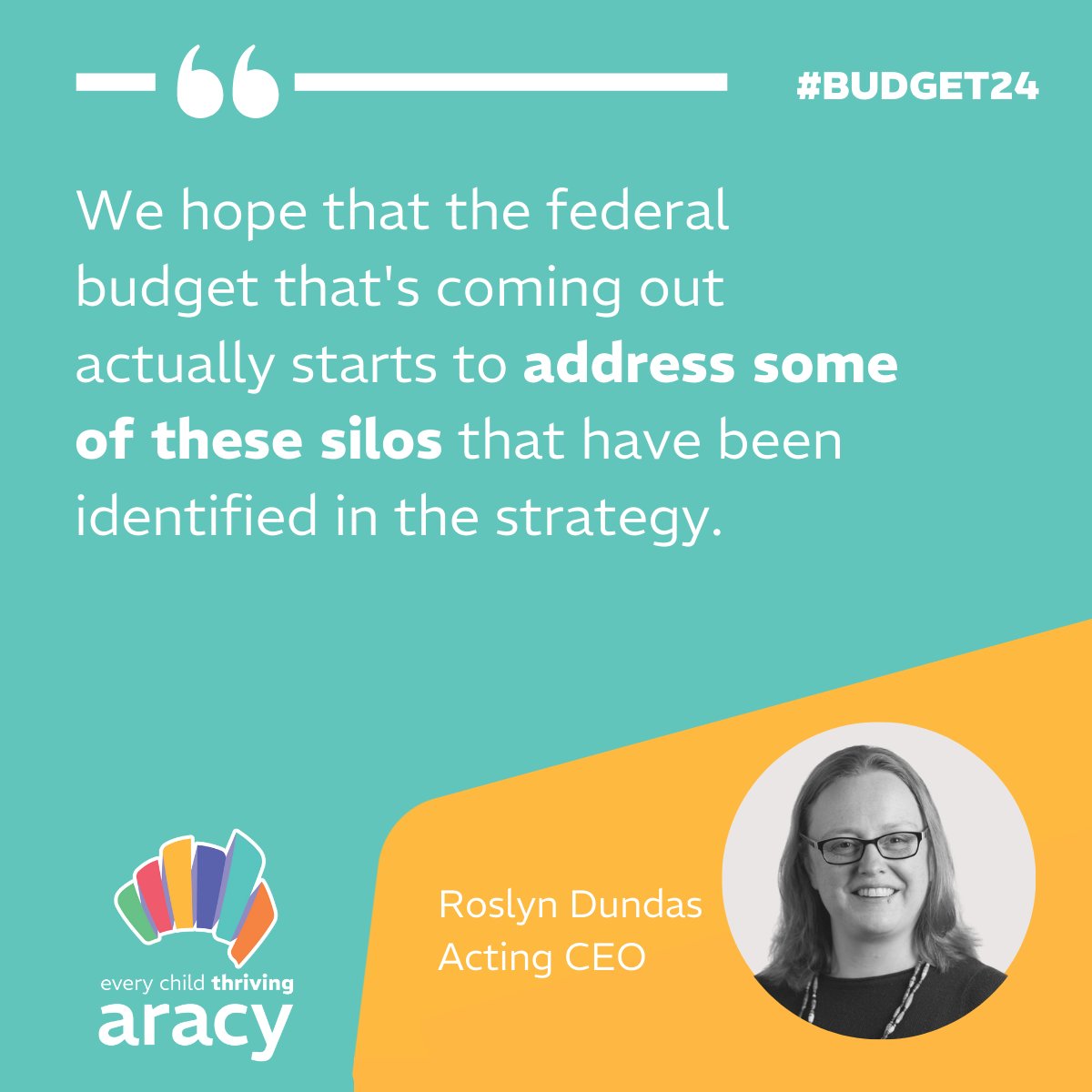 'Wouldn't it be amazing if we had a minister for children who actually oversaw all these different areas that we're talking about that come together for children?'' Acting CEO Roslyn Dundas speaking with @SBS on the Early Years Strategy. bit.ly/3wFcJ4r #budget2024