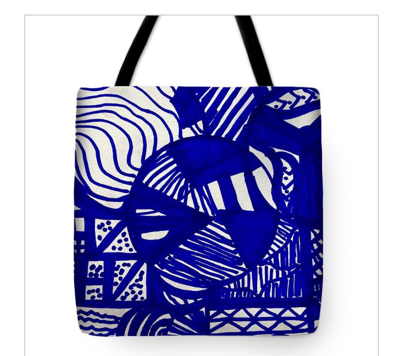 A gorgeous blue monochrome #abstractart #totebag 

fineartamerica.com/featured/blue-…

#artlovers #buyintoArt
