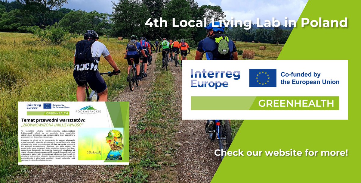 On April 25 2024, the 4th Local Living Lab - regional stakeholder group of the #GREENHEALTH project - was organised online by Podkarpackie Region and gathered 24 participants. CHeck it out! tinyurl.com/c4pvynny