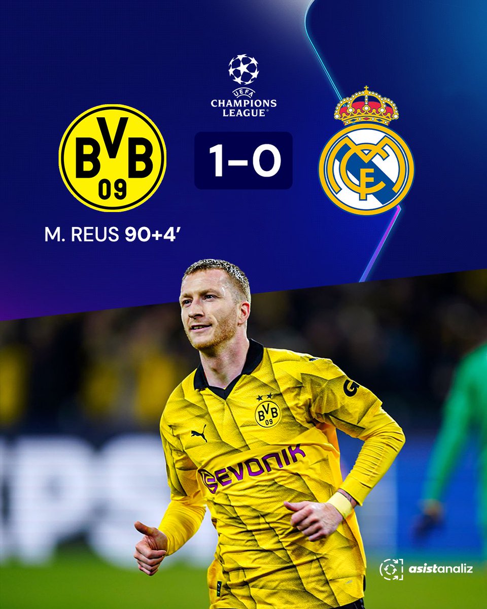▪️ Marco Reus’un son kez Borussia Dortmund forması giyeceği maç, Şampiyonlar Ligi finali olacak.

▪️ Böyle bir hikayeye, böyle bir son nasıl olurdu?