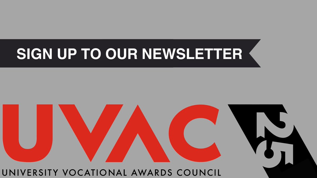 Our first concept & discussion paper is LIVE on our website! This paper kicks off a series celebrating our 25 years of championing higher level technical, professional education, and skills. Stay updated on future releases and other UVAC news by signing up for our newsletter