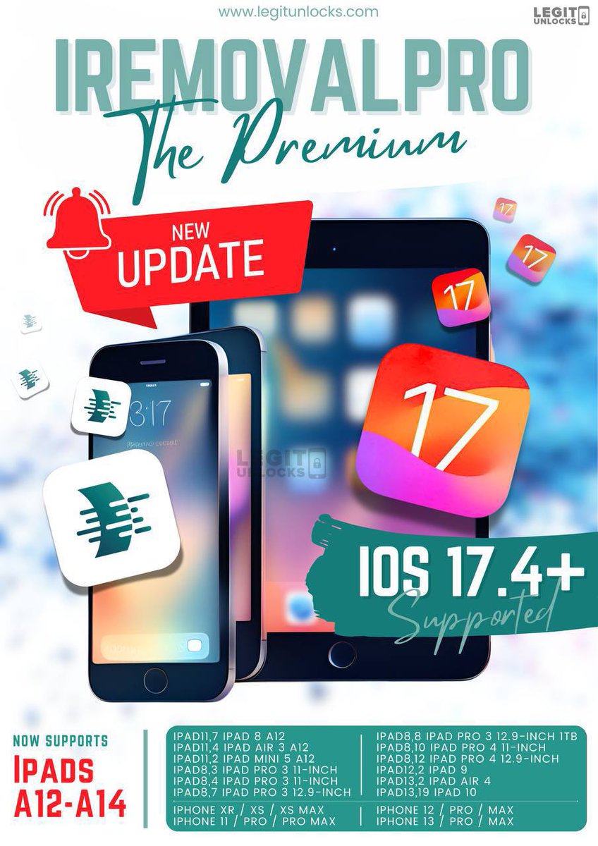 SegredoUnlocker's tweet photo. #iremovalpro #iremoval #icloud https://t.co/49nUb0Gaic