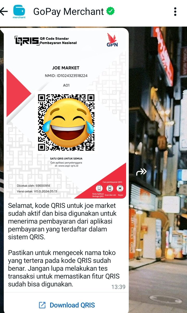 daftar qris lagi ke dabis sama spay gaada kabar sampe sekarang dan hari ini iseng apply qris gpay gada 15 menit udah ke acc aja 😭😭😭😭😭