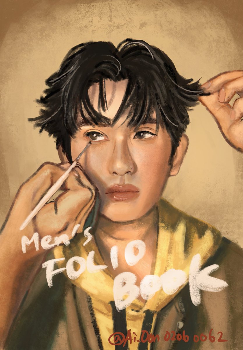 Men's FOLIOのBOOKくん
やっと描けた…久しぶりの厚塗り(？)
#mensfolioth 
#kasibook