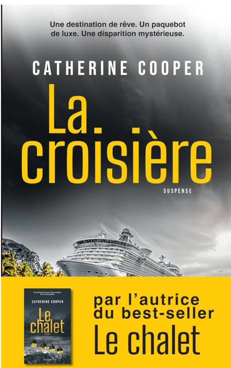 The French The Cruise (La Croisière) is out this week! And for those whose French is more 'mangetout, mangetout', the English version is only 99p this month on Kindle.