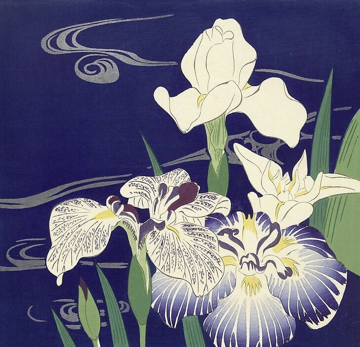 Irises c1890 #TsukiokaKogyo