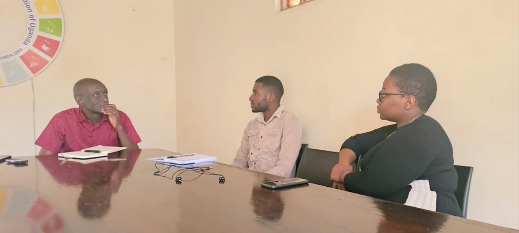 Debrief meeting of Uganda @AUNYD_2023 youth reps, @TheFirst_born, @mukanzanira on their recently concluded attendance of the @UN Civil Society Conference in Nairobi and their second regional training to the Secretary-General @BagumaRT. We wish them good luck in their tenure.