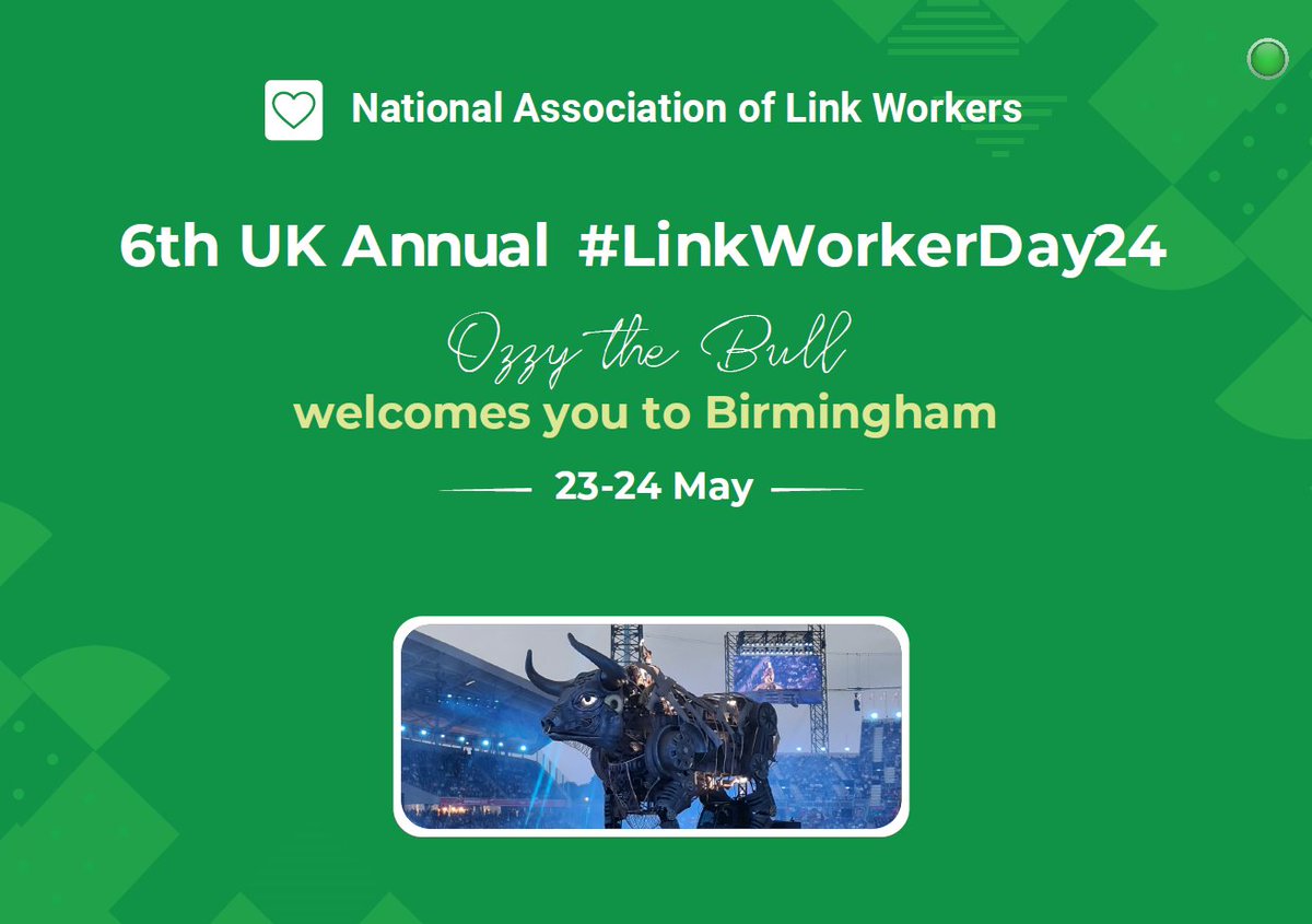 Are you going to #LinkWorkerDay conference with the @nalwuk? There is still time to book your place just head to event.fourwaves.com/linkworkerday/…