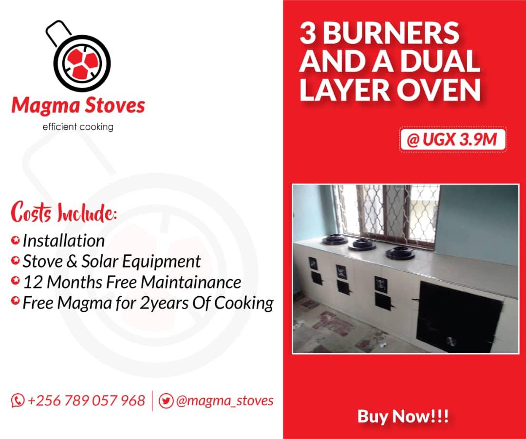 Start your new week with an improved cooking. Upgrade to @magma_stoves to help you save 80% on charcoal with reusable lava rocks aided by solar energy in smokeless and clean space. Call/WhatsApp +256789057968
