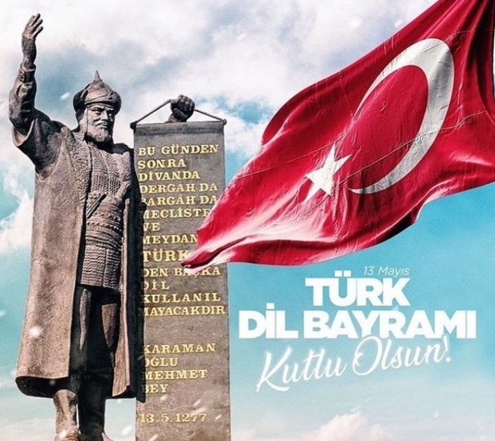 13 Mayıs 1277
#TürkDilBayramı 'mız kutlu olsun!.