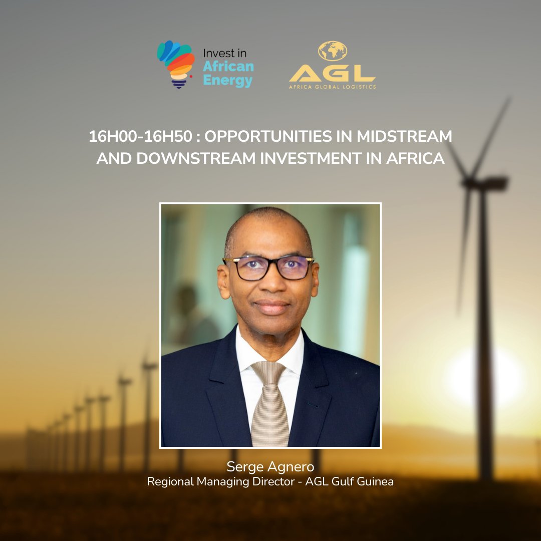 Join us at @EnergyCapPower on May 14th as AGL's Regional Managing Director - Gulf Guinea, Serge Agnero, shares insights on our commitment to revolutionizing transport and logistics in Africa. #AGL #InvestInAfrica #Logistics #Sustainability #AfricaTransformation #ConnectingAfrica