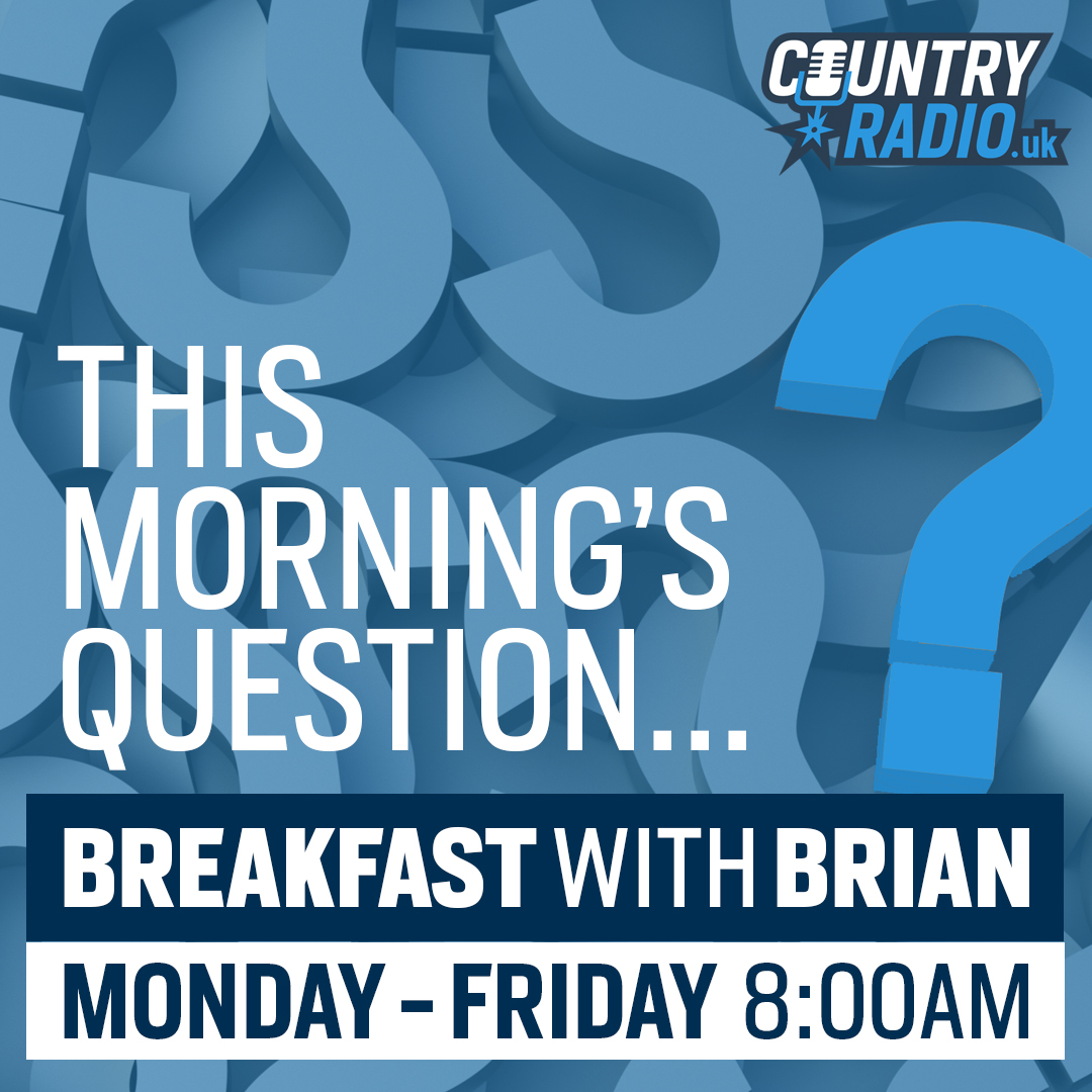 GOOD MORNING! 20% of married couple have admitted that most of their arguments are about THIS? Answer below, text “BRIAN + message” to 078600 18526 or email brian@countryradio.uk Friday's answer: ORANGES CountryRadio.uk | 'Alexa, enable Country Radio' | Mixcloud Live