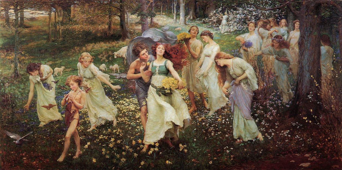 The Progress of Spring by Charles Daniel Ward