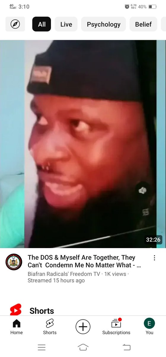 This is a celebrity freedom fighter. He said he is a celebrity freedom fighter. He is the same with bokoharam Shekau. Could you see the animal? He is a criminal and those who listen to him are useless.